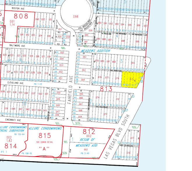 2210 S Las Vegas Blvd, Las Vegas, NV à louer - Plan cadastral - Image 2 de 32