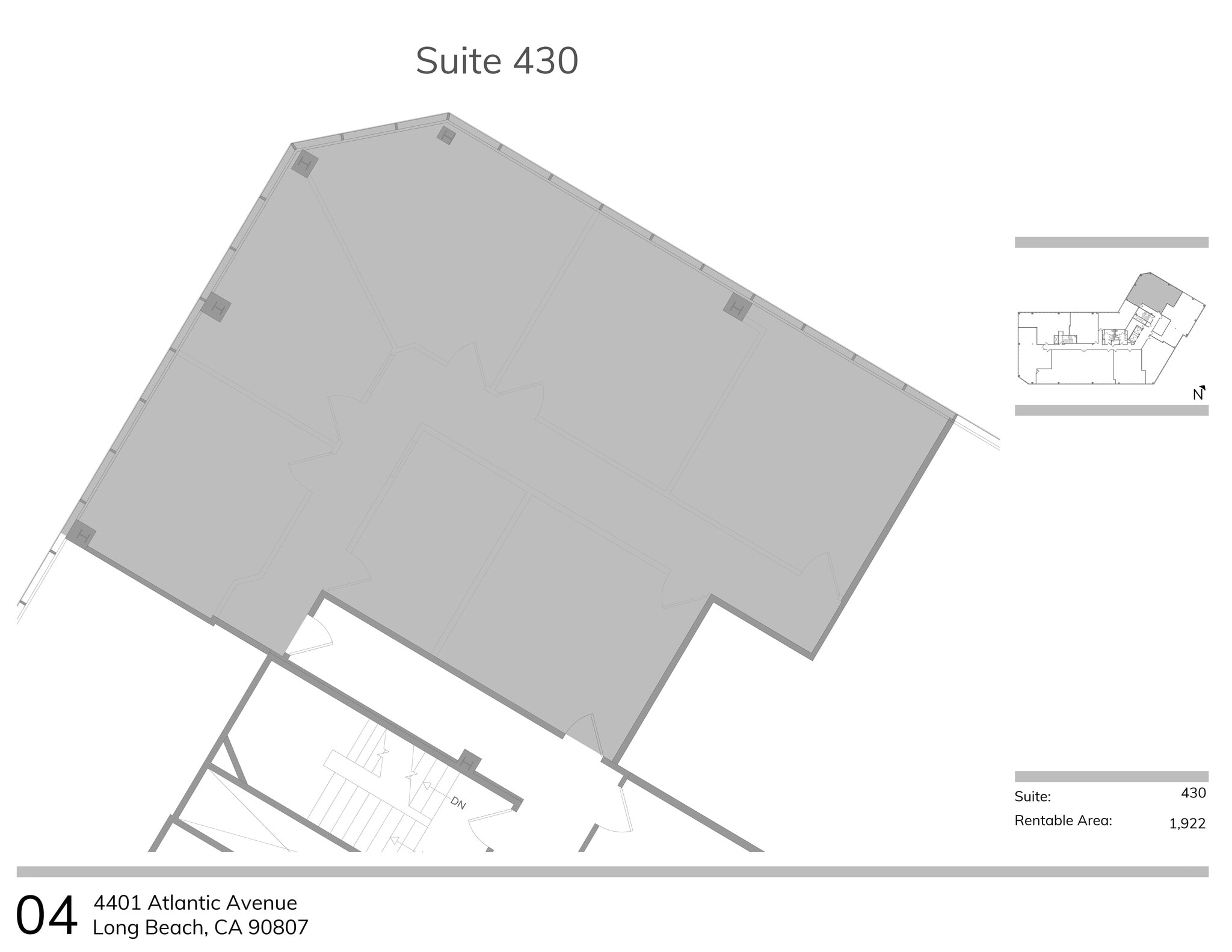 4401 N Atlantic Ave, Long Beach, CA for lease Site Plan- Image 1 of 1