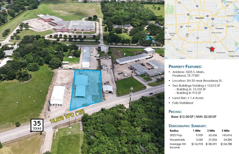 3225 S Main St, Pearland, TX à louer - Photo du bâtiment - Image 2 de 2