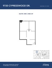 9720 Cypresswood Dr, Houston, TX à louer Plan d’étage- Image 1 de 1