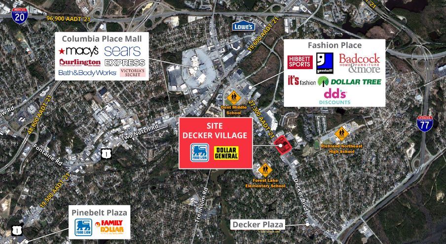 2300-2324 Decker Blvd, Columbia, SC à louer - Photo du bâtiment - Image 3 de 8