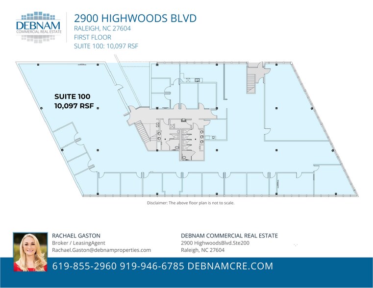 2900 Highwoods Blvd, Raleigh, NC à louer - Plan d’étage - Image 3 de 4