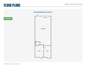 3600 Madison Ave, North Highlands, CA for lease Floor Plan- Image 1 of 1