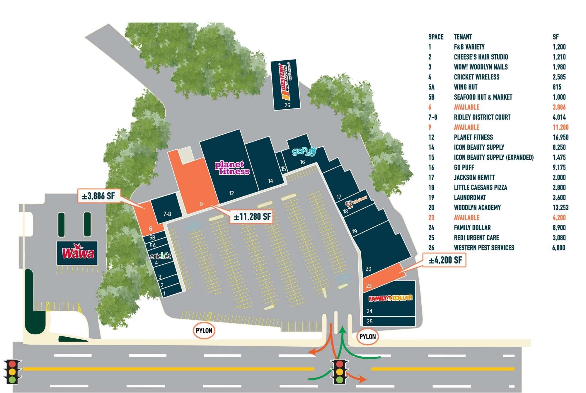 1936 Macdade Blvd, Woodlyn, PA for lease Site Plan- Image 1 of 1