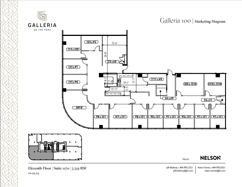 600 Galleria Pky SE, Atlanta, GA à louer Plan d’étage- Image 1 de 1