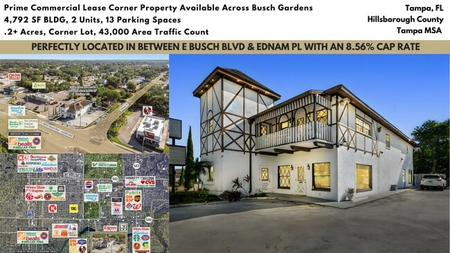 More details for 3601 E Busch Blvd, Tampa, FL - Retail for Lease