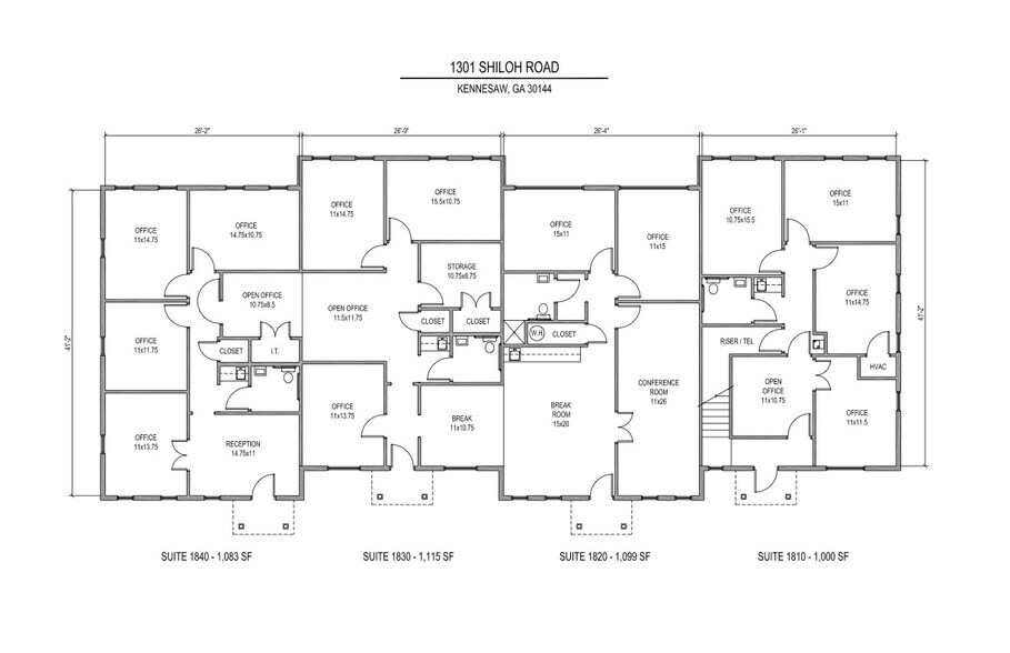 Building 1800: Units 1820, 1830, 1840 portefeuille de 3 propriétés à vendre sur LoopNet.ca - Photo du bâtiment - Image 2 de 13