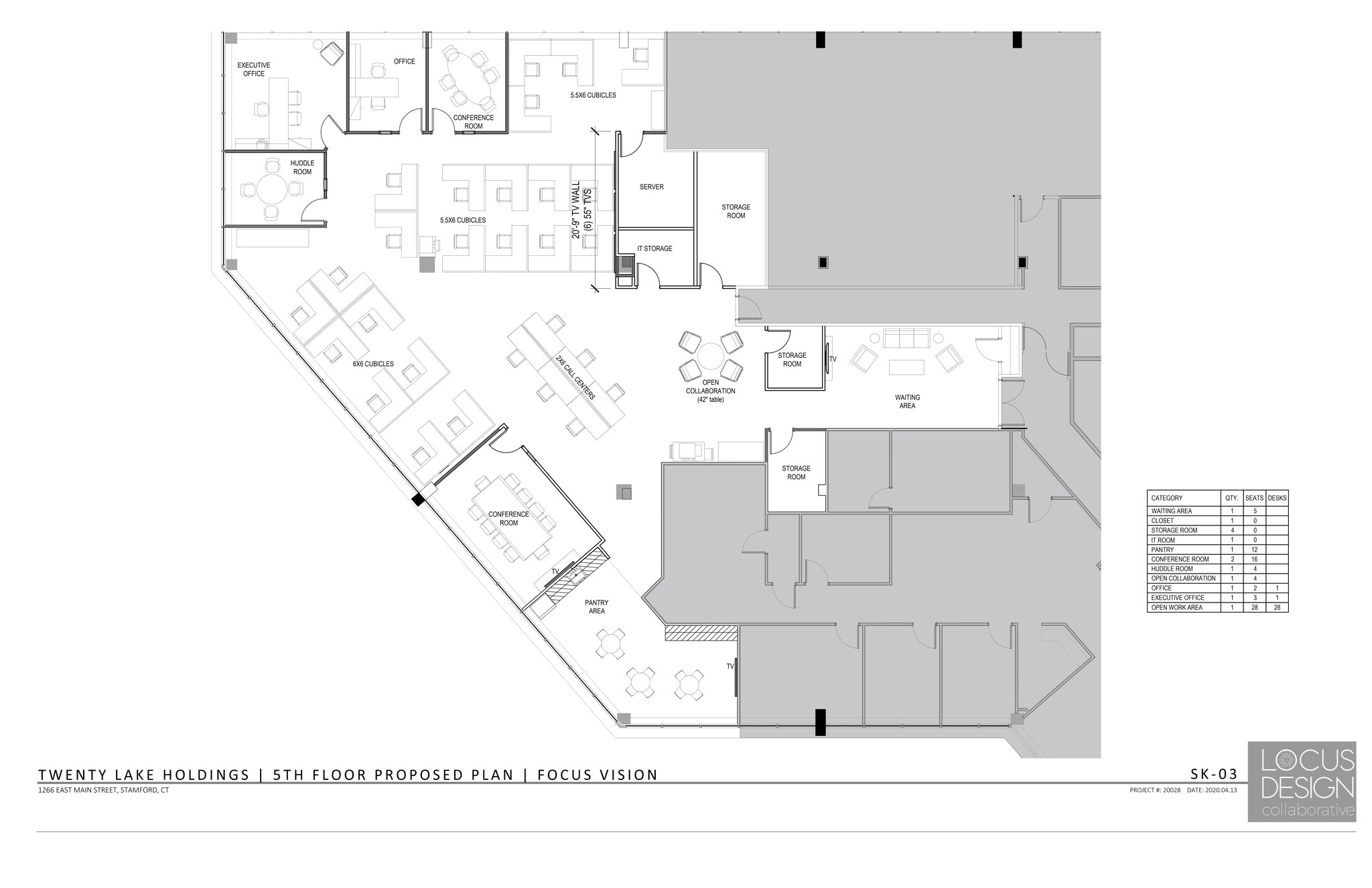 1266 E Main St, Stamford, CT à louer Plan de site- Image 1 de 1