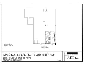 2660 Holcomb Bridge Rd, Roswell, GA for lease Site Plan- Image 1 of 1