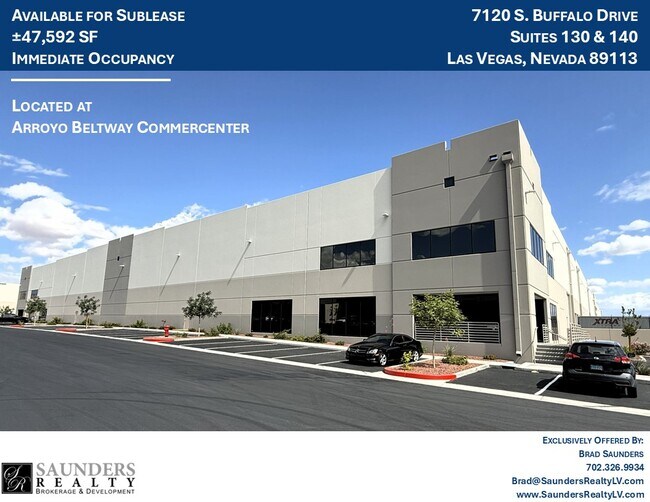 Plus de détails pour 7120 S Buffalo Dr, Las Vegas, NV - Industriel à louer