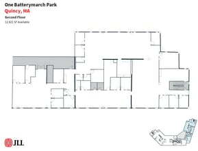 1 Batterymarch Park, Quincy, MA for lease Floor Plan- Image 2 of 2