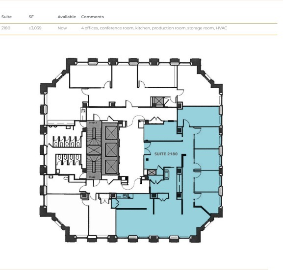 100 Bush St, San Francisco, CA à louer Plan d  tage- Image 1 de 1