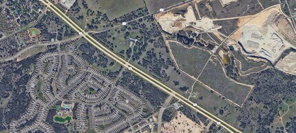 State Highway 195 / CR 147, Georgetown, TX - AERIAL map view