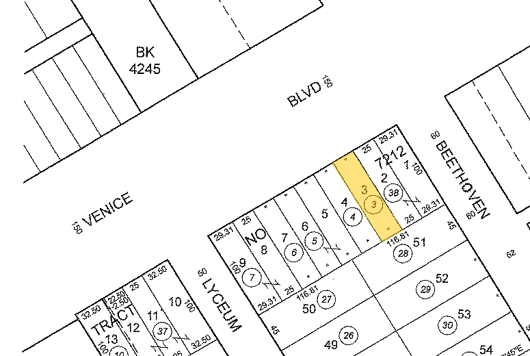 12906 Venice Blvd, Los Angeles, CA for lease - Plat Map - Image 2 of 23