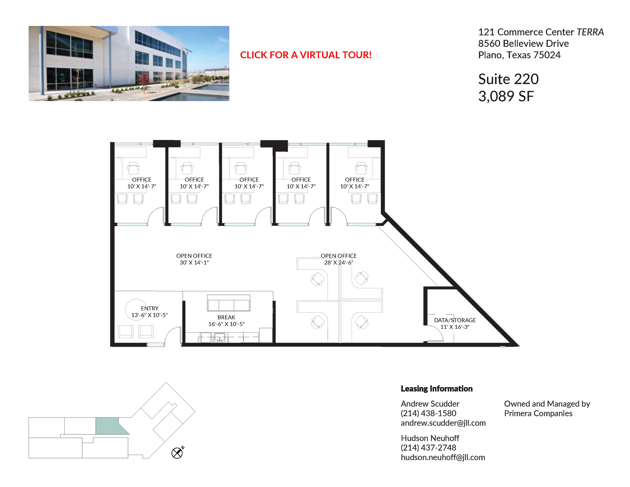 8560 Belleview Dr, Plano, TX for lease Floor Plan- Image 1 of 4