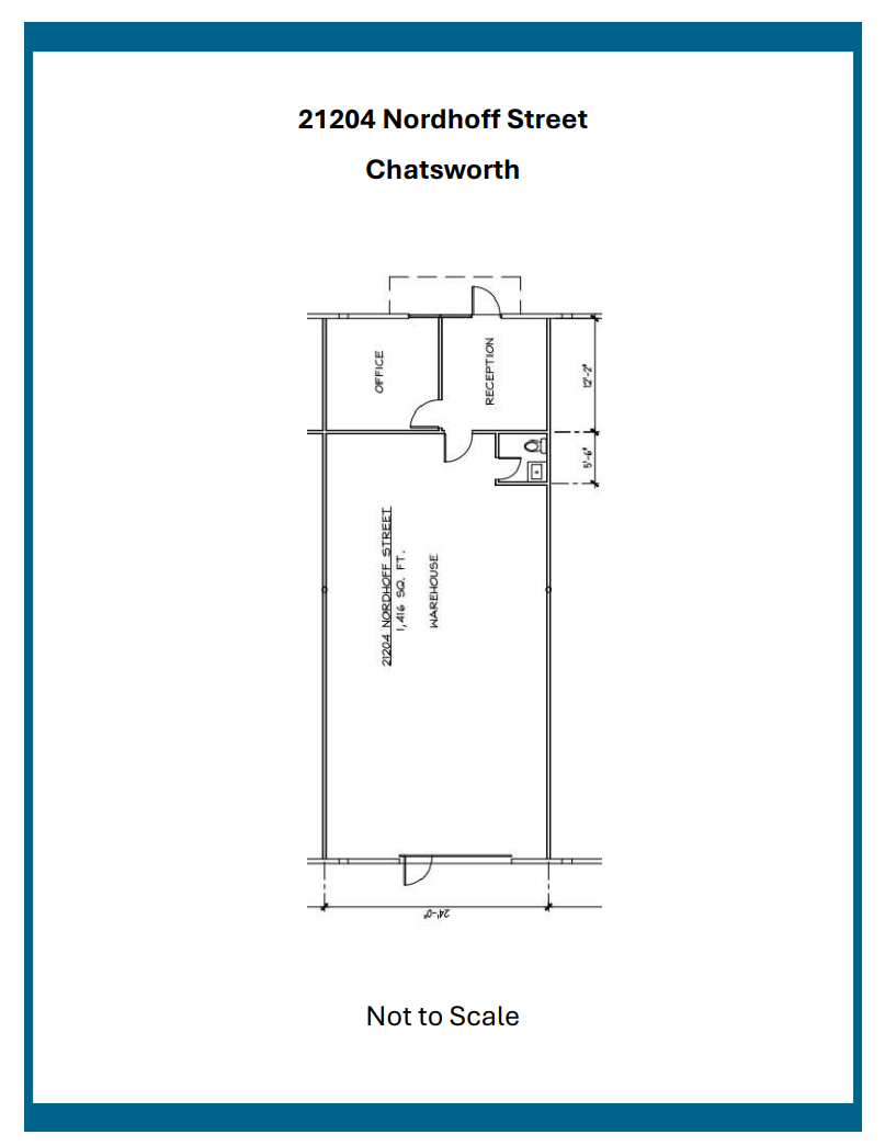 21200-21212 Nordhoff St, Chatsworth, CA à louer Plan d  tage- Image 1 de 1