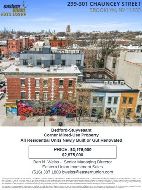 299 Chauncey St, Brooklyn, NY à vendre Photo principale- Image 1 de 6
