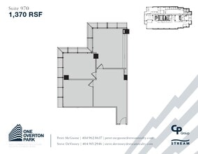 3625 Cumberland Blvd SE, Atlanta, GA à louer Plan d’étage- Image 1 de 1