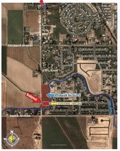 132-146 N Middleton Rd, Nampa, ID - AERIAL  map view