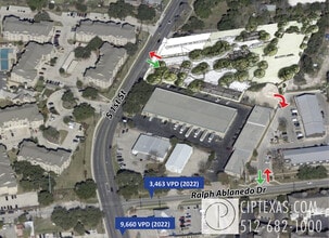 8721 S 1st St, Austin, TX - AERIAL  map view