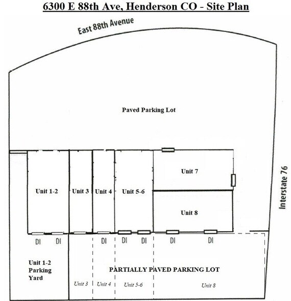 6300 E 88th Ave, Henderson, CO à louer - Plan de site - Image 2 de 10