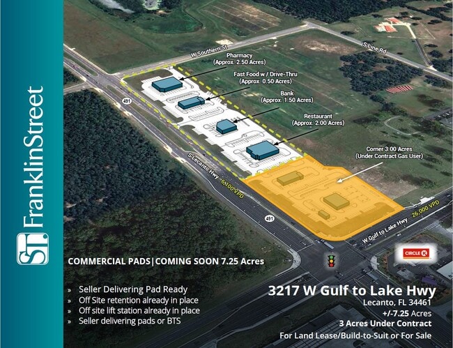 Plus de détails pour 3217 W Gulf To Lake Hwy, Lecanto, FL - Terrain à vendre