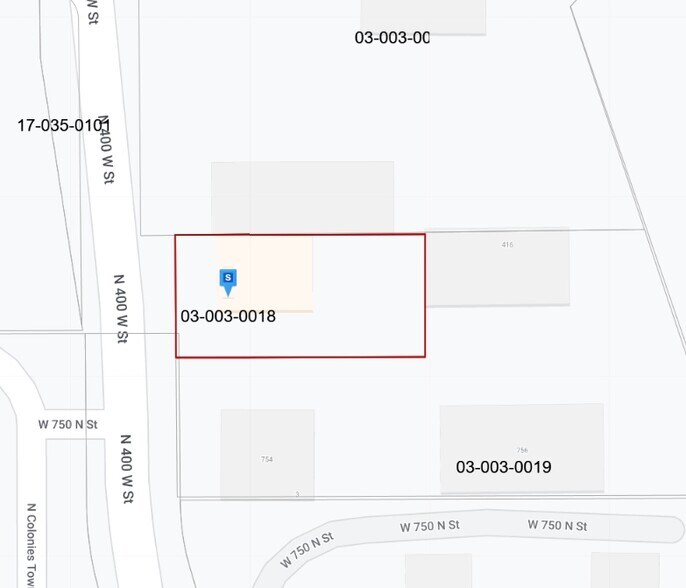 764 N 400 W, Orem, UT à vendre - Plan cadastral - Image 3 de 4
