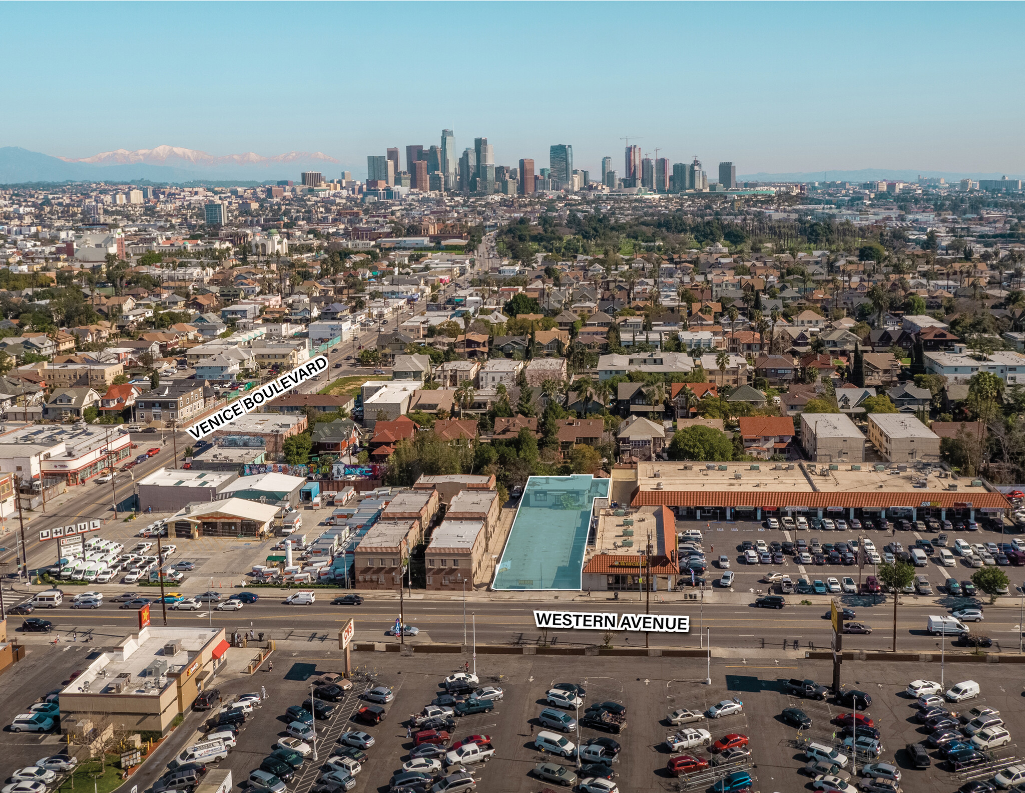 1664 S Western Ave, Los Angeles, CA for sale Aerial- Image 1 of 1