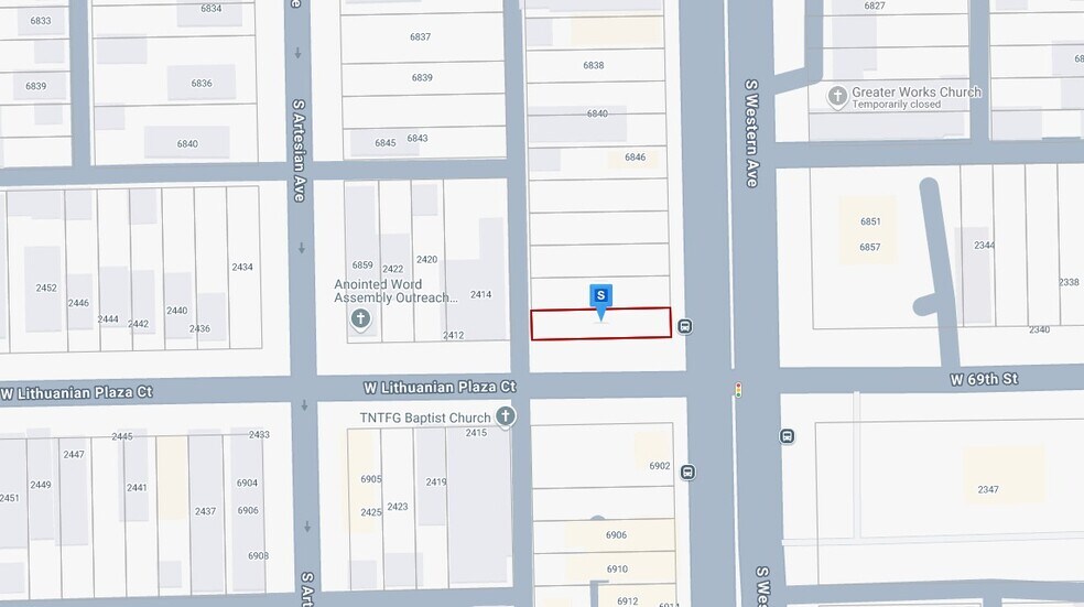 6858 S Western Ave, Chicago, IL à vendre - Plan cadastral - Image 2 de 2