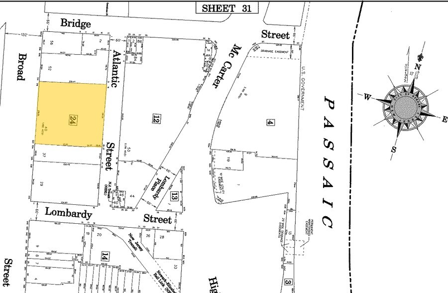 520 Broad St, Newark, NJ à louer - Plan cadastral - Image 2 de 27
