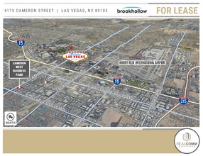 4175 Cameron St, Las Vegas, NV - AERIAL  map view