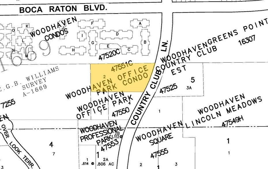 1164-1166 Country Club Ln, Fort Worth, TX à louer - Plan cadastral - Image 2 de 10