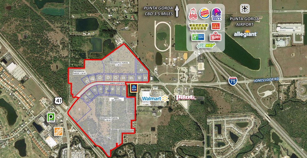 26020 Jones Loop Rd, Punta Gorda, FL à vendre - Aérien - Image 1 de 2