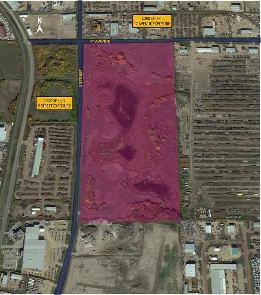 5 Street & 17 Ave, Nisku, AB à vendre - Photo du bâtiment - Image 1 de 4