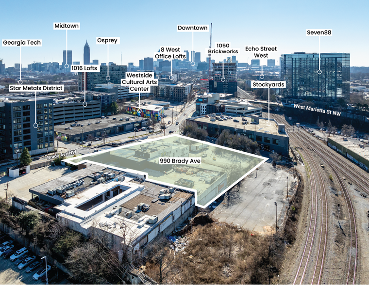 990 Brady Ave NW, Atlanta, GA à vendre - Photo du bâtiment - Image 3 de 6