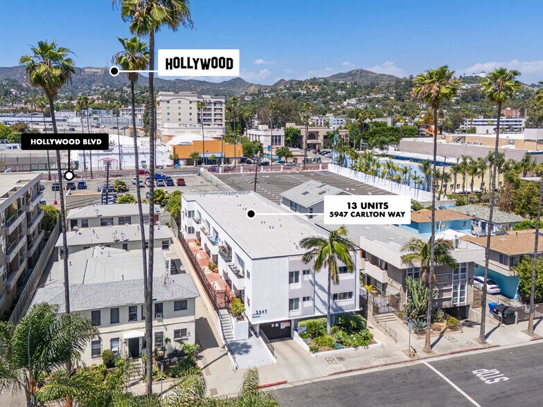 5947 Carlton Way, Los Angeles, CA à vendre - Photo du bâtiment - Image 2 de 20
