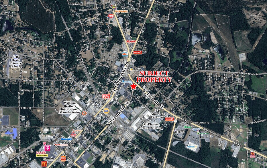 North Cromartie St and East Jarman St St, Hazlehurst, GA à vendre - Aérien - Image 3 de 3