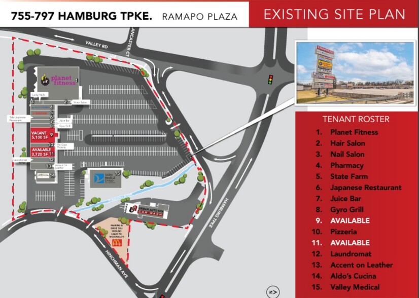 777 Hamburg Tpke, Wayne, NJ à louer - Plan de site - Image 2 de 2