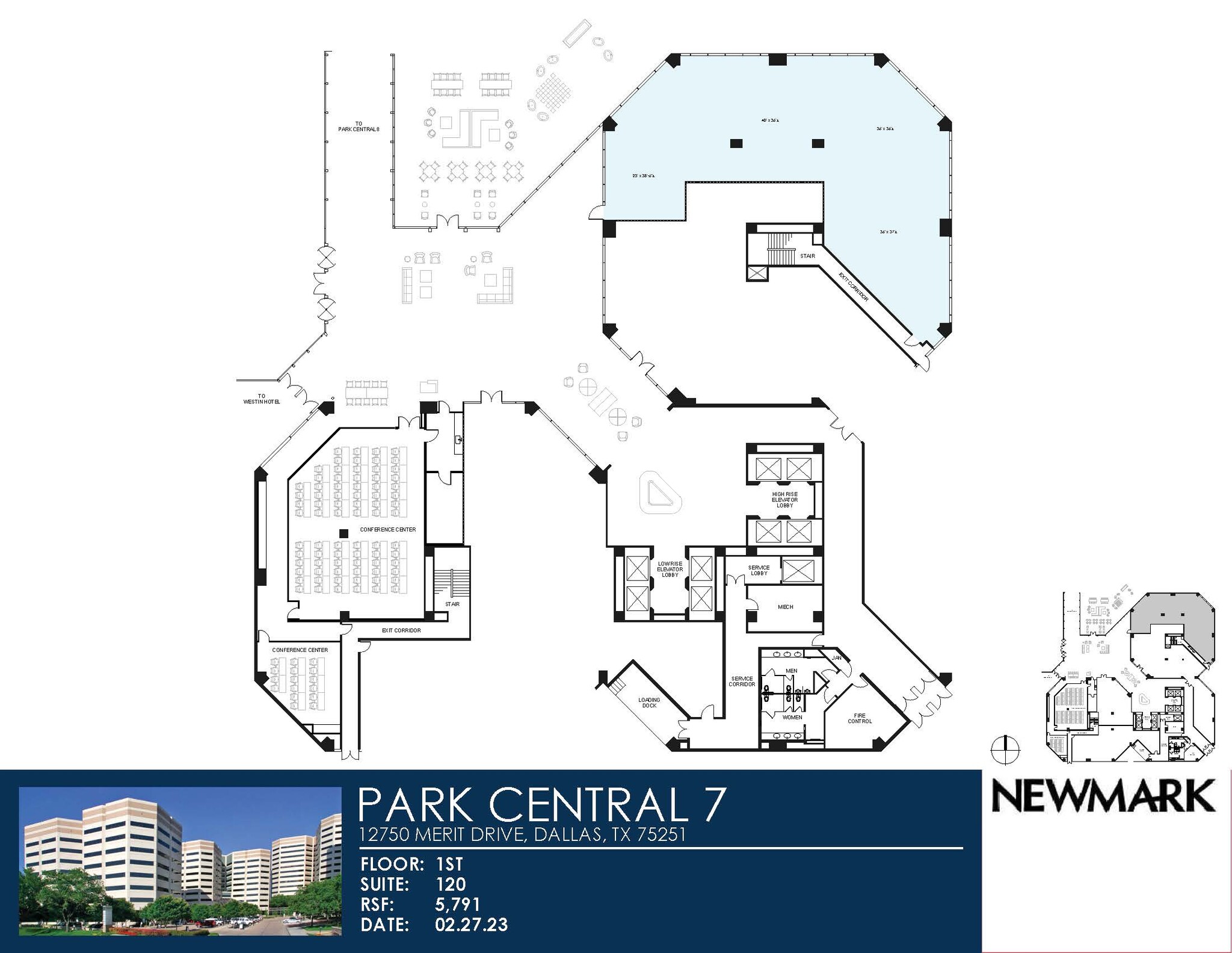 12750 Merit Dr, Dallas, TX à louer Plan d’étage- Image 1 de 1