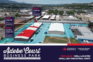 Plus de détails pour 3302-3330 Adobe Ct, Colorado Springs, CO - Local d'activités, Industriel à louer