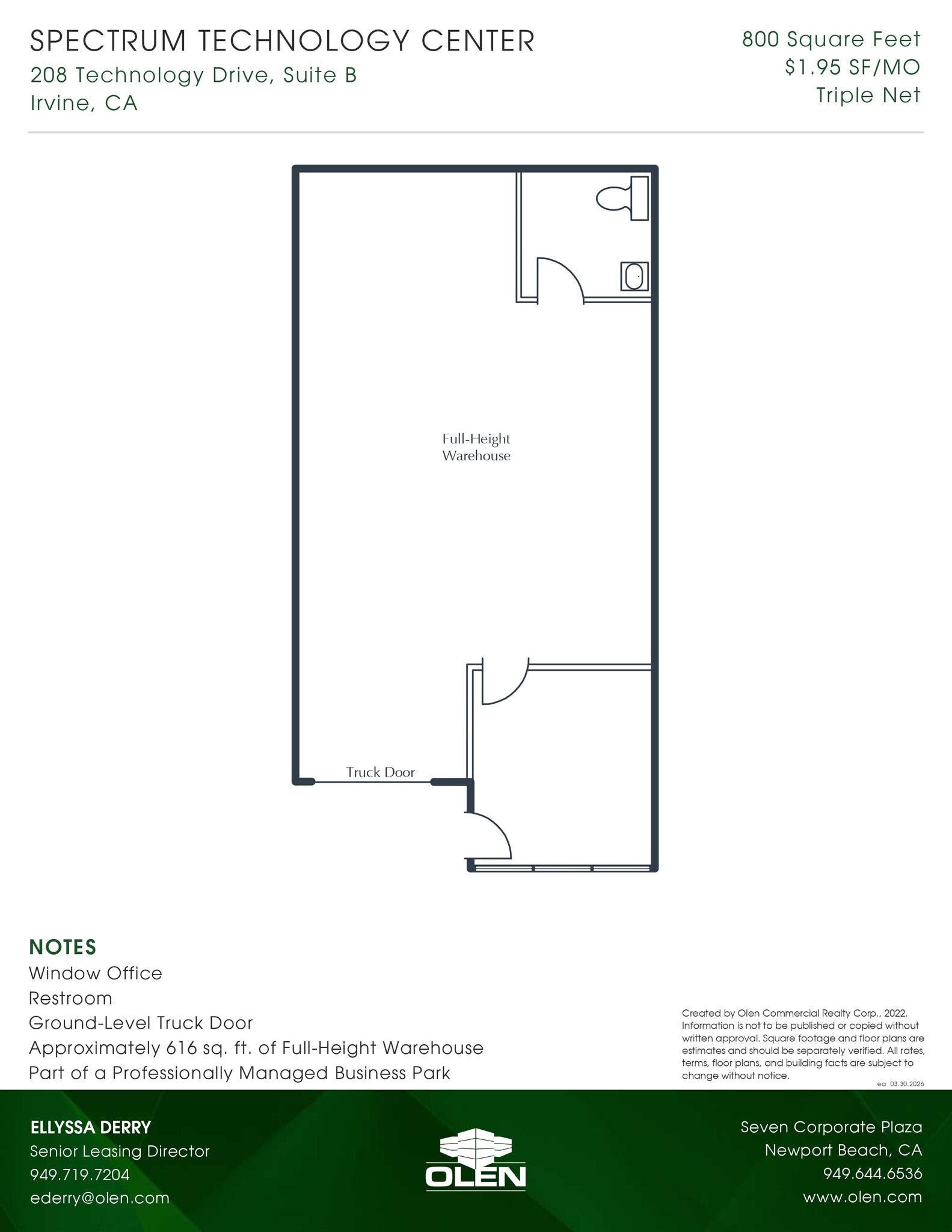 208 Technology Dr, Irvine, CA for lease Floor Plan- Image 1 of 1