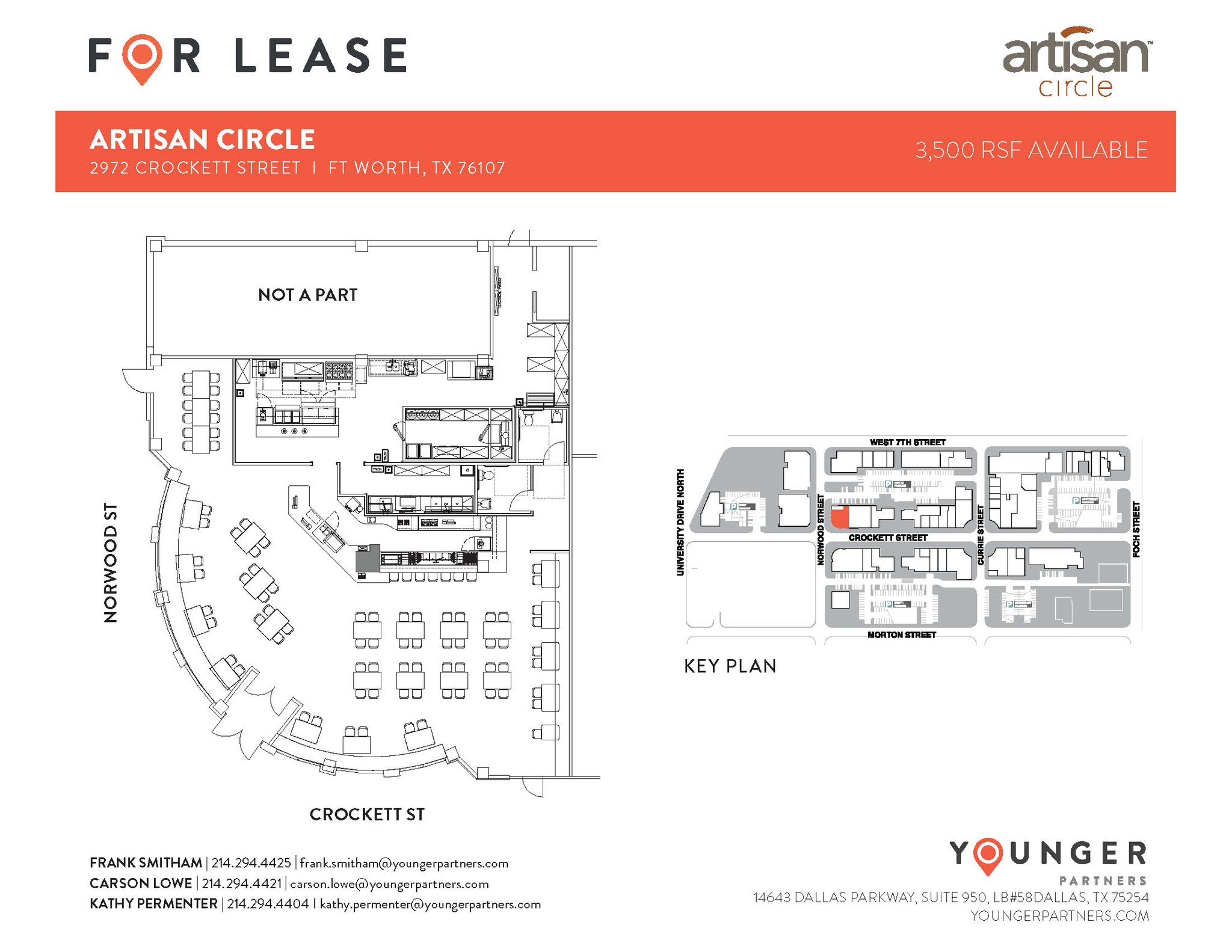 2973 W 7th St, Fort Worth, TX for lease Floor Plan- Image 1 of 1