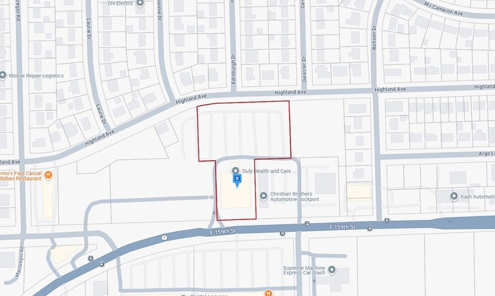 159th St & Thornton Ave, Lockport, IL for sale - Plat Map - Image 3 of 3