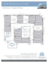 1700 Rockville Pike, Rockville, MD à louer Plan d’étage- Image 1 de 9
