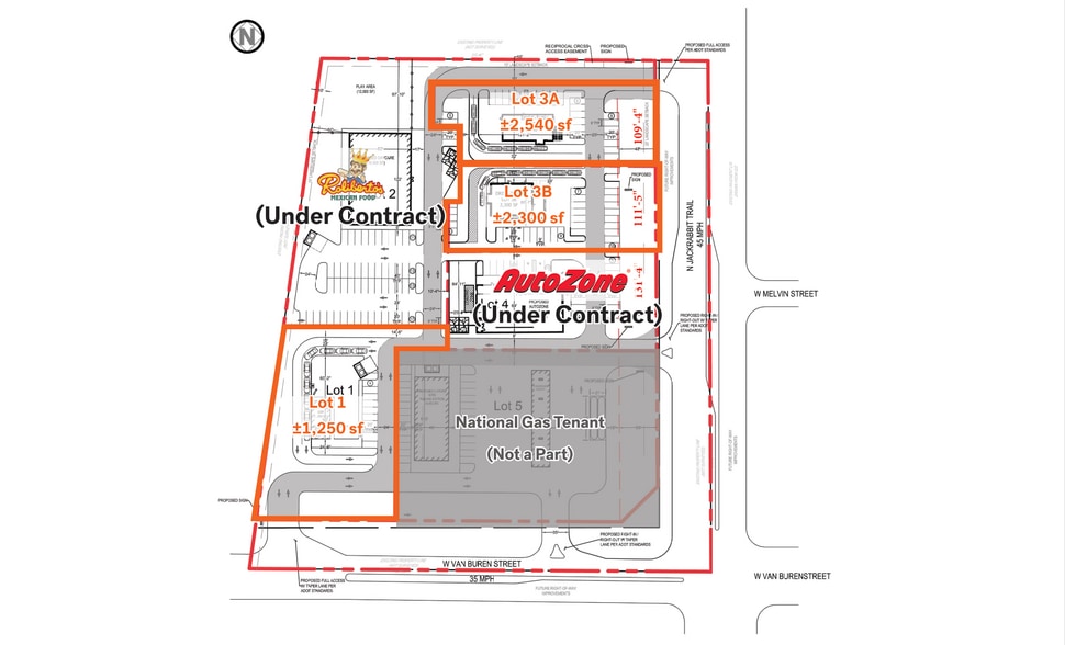 NWC of Van Buren & JackRabbit Trail, Buckeye, AZ for lease - Building Photo - Image 3 of 3