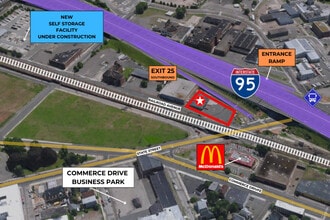 1625 Railroad Ave, Bridgeport, CT - AÉRIEN  Vue de la carte