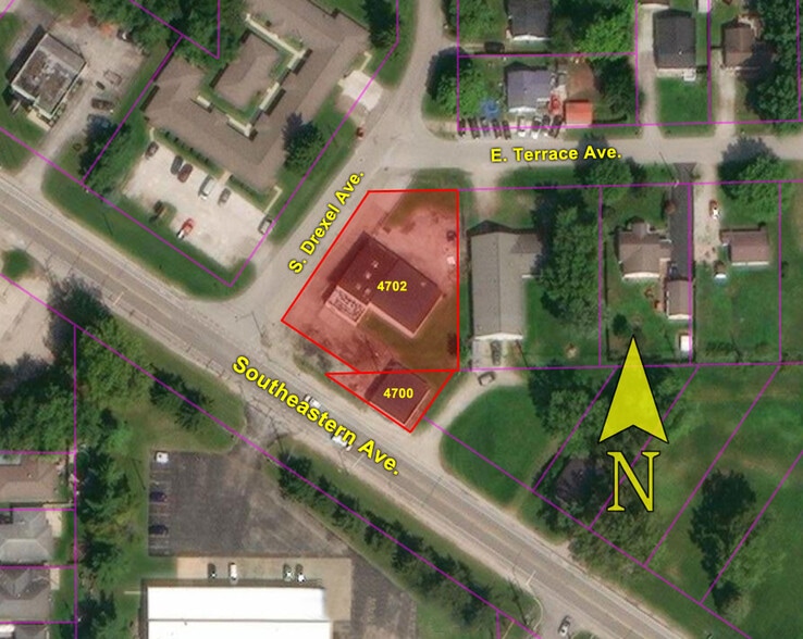 4700-4702 Southeastern ave, Indianapolis, IN for sale - Aerial - Image 3 of 15