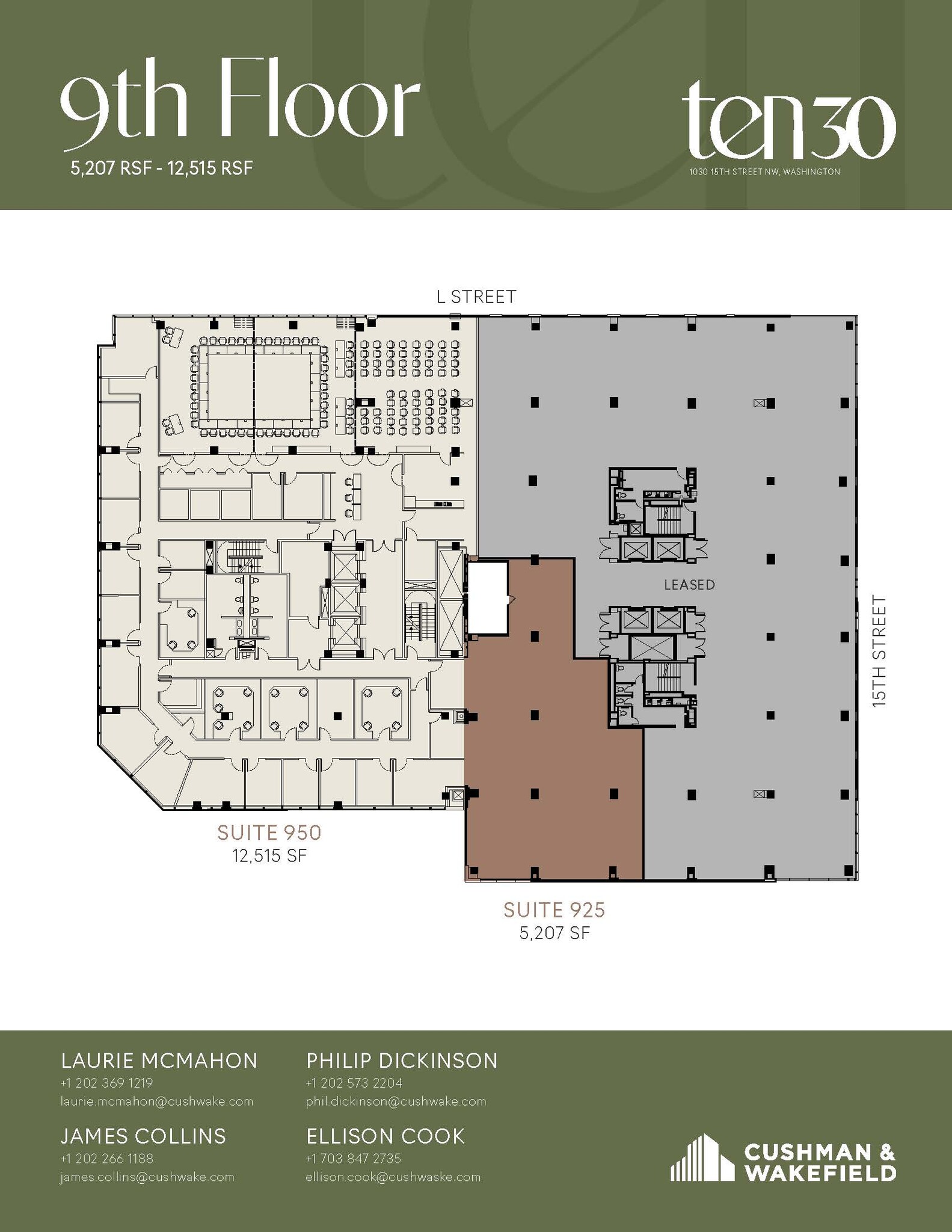 1030 15th St NW, Washington, DC for lease Floor Plan- Image 1 of 1