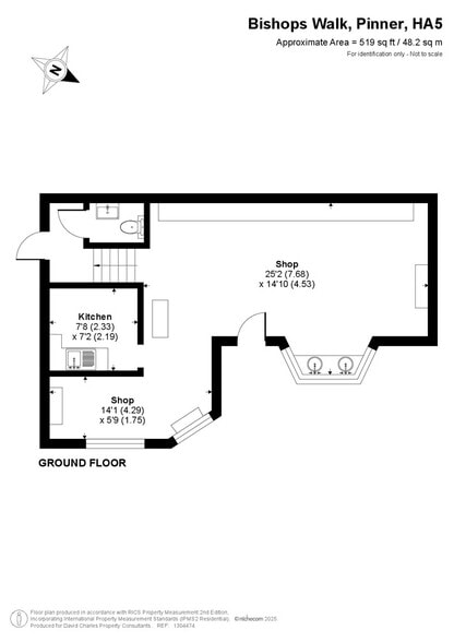 2 Bishops Walk, Pinner for lease - Floor Plan - Image 2 of 13