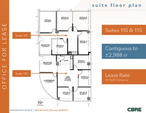 4001 N 3rd St, Phoenix, AZ for lease Floor Plan- Image 2 of 2